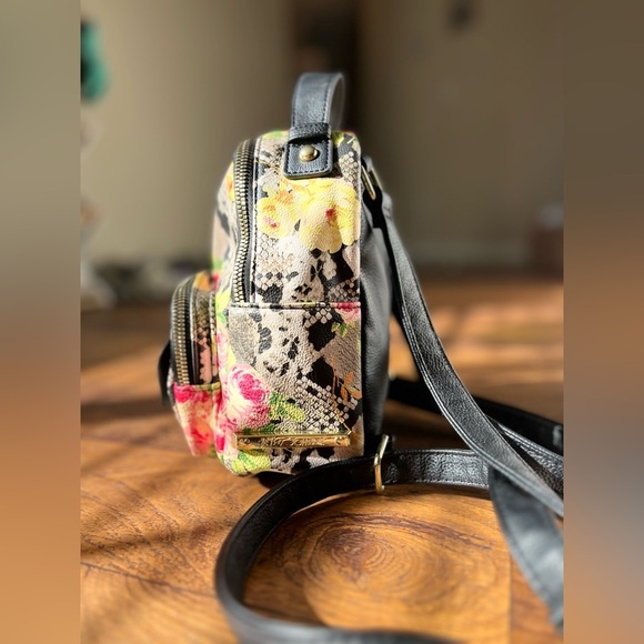 ?Spring Chic! Betsey Johnson Floral Pup mini backpack! main image 5